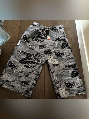 thakoon cross front cropped pants